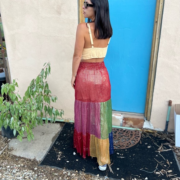 FARM RIO COLOR BLOCK SKIRT - Picture 3 of 5